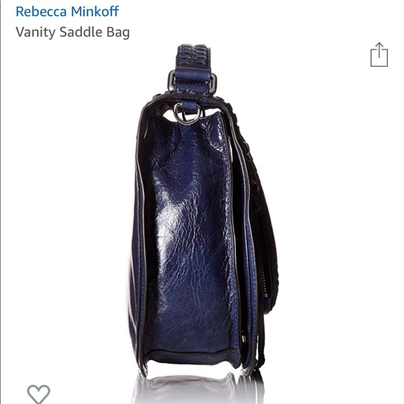 NWT Rebecca Minkoff Sm.Vanity Saddle Bag Crossbody - Picture 6 of 7